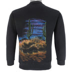 Vintage - Horses & Moon Crew Neck Sweatshirt 1990s Medium Vintage Retro