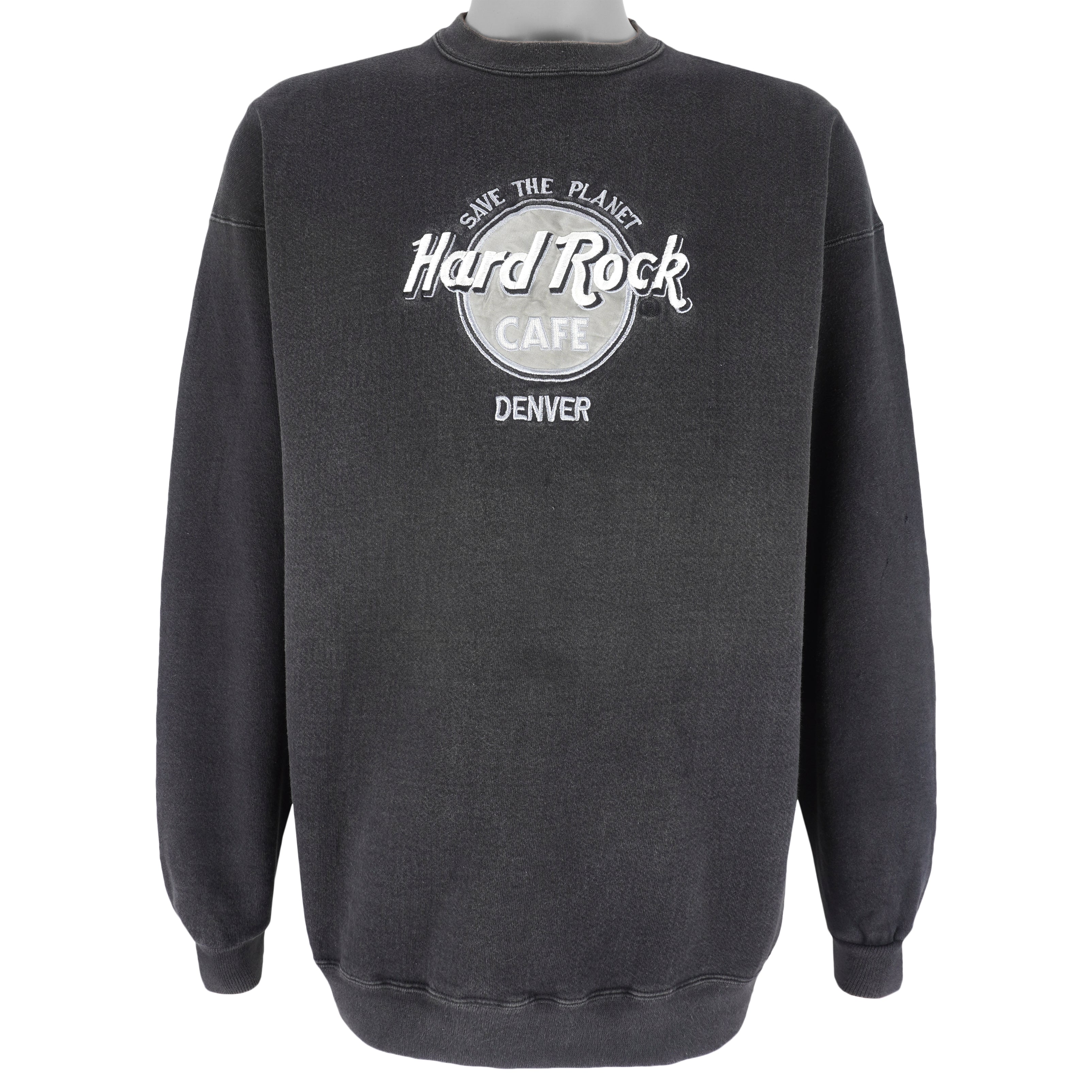 白銀刺繍】Hard Rock Cafeスウェットトレーナー