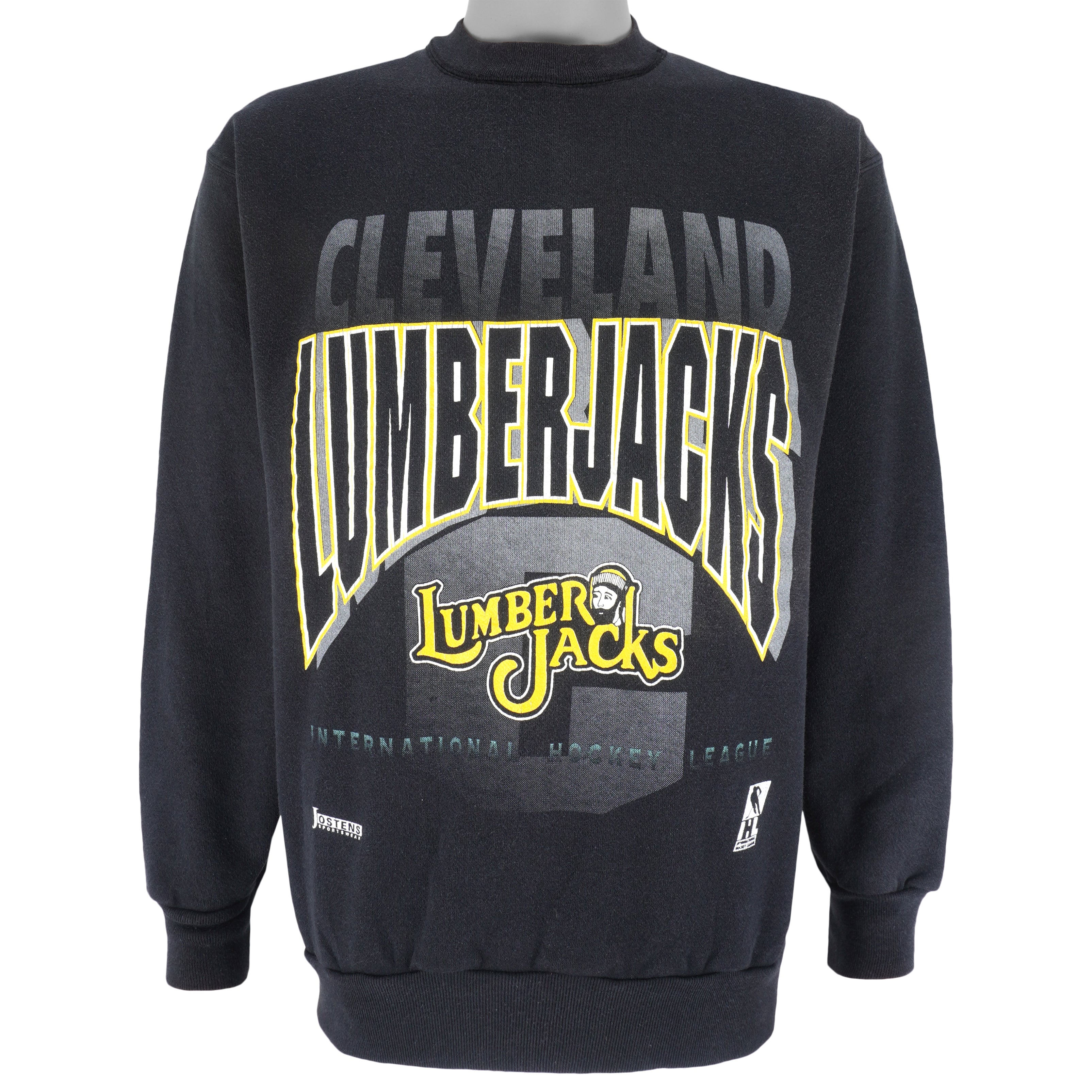 Vintage (Jostens) - Cleveland Lumberjacks IHL Sweatshirt 1990s Large Vintage Hockey