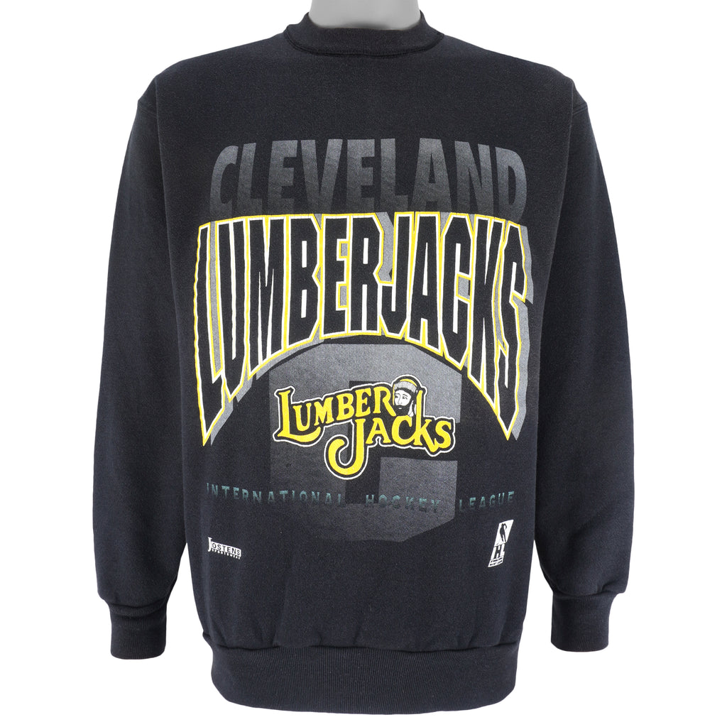 Vintage (Jostens) - Cleveland Lumberjacks IHL Sweatshirt 1990s Large Vintage Hockey