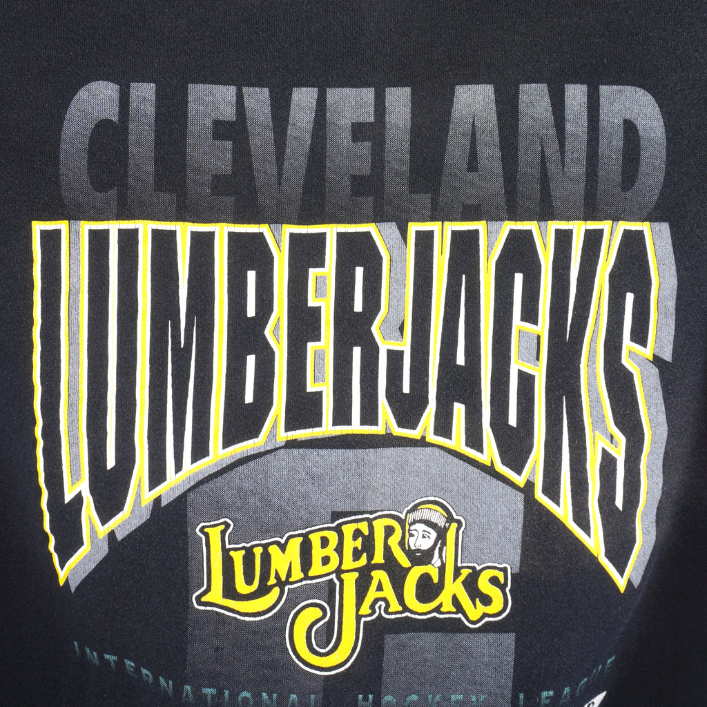 Vintage (Jostens) - Cleveland Lumberjacks IHL Sweatshirt 1990s Large Vintage Hockey