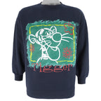 Disney - Blue Tigger Crew Neck Sweatshirt 1990s Large Vintage Retro