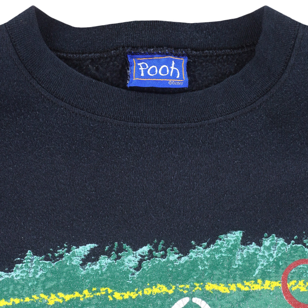 Disney - Blue Tigger Crew Neck Sweatshirt 1990s Large Vintage Retro