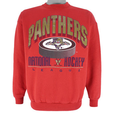 NHL (Hanes) - Florida Panthers Crew Neck Sweatshirt 1990s Large