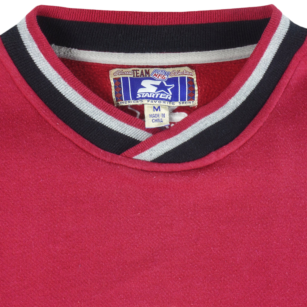 Starter - San Francisco 49ers Embroidered Crew Neck Sweatshirt 1990s Medium Vintage Retro Football