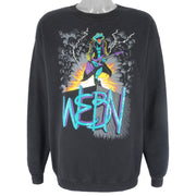 Vintage - WEBN Rock Radio Station Crew Neck Sweatshirt 1990s Large Vintage Retro