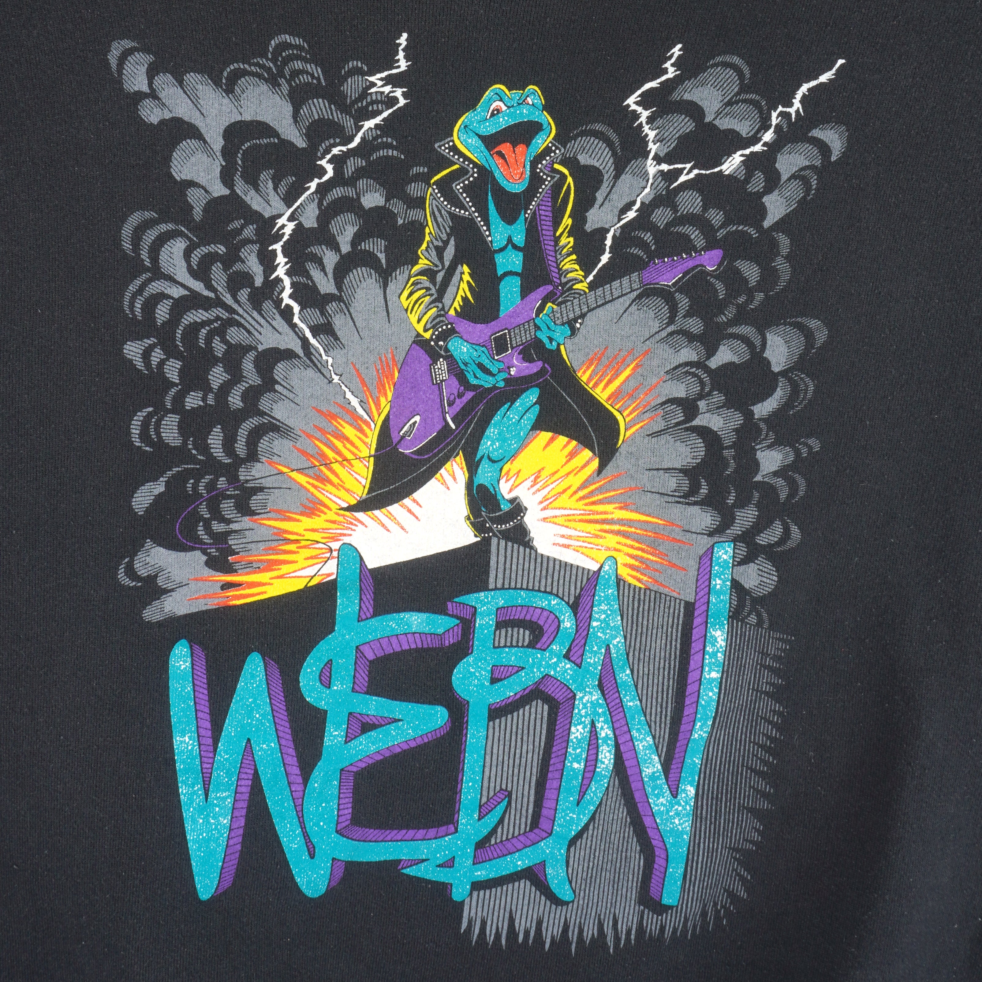 Vintage - WEBN Rock Radio Station Crew Neck Sweatshirt 1990s Large Vintage Retro