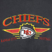 NFL (Logo Athletic) - Kansas City Chiefs Embroidered Sweatshirt 1990s X-Large