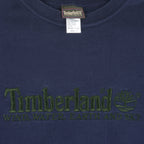 Timberland - Blue Wind Water Earth and Sky Crew Neck Sweatshirt 1990s Large Vintage Retro