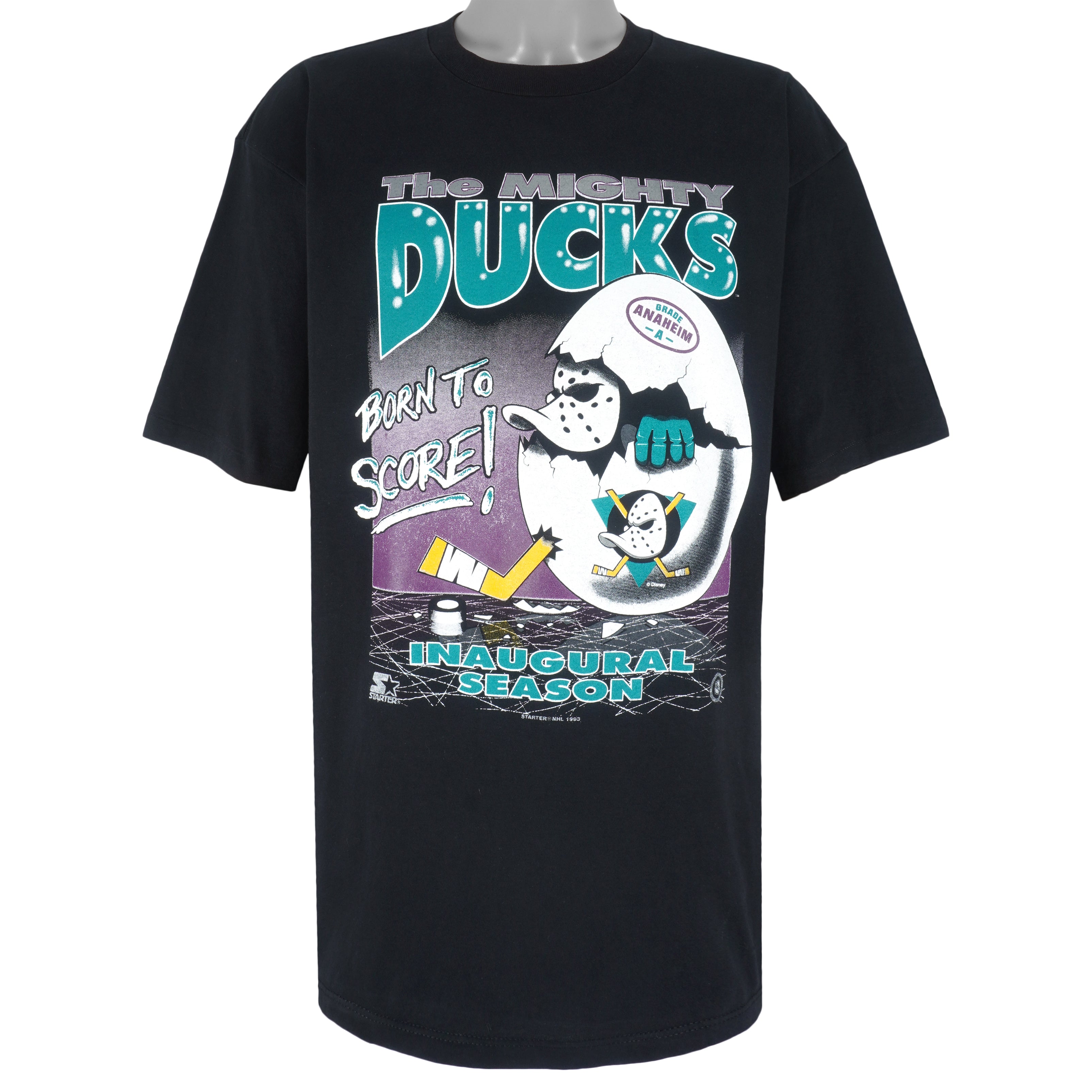 Anaheim Mighty Ducks T-Shirt Vintage 90's Starter - Tarks Tees