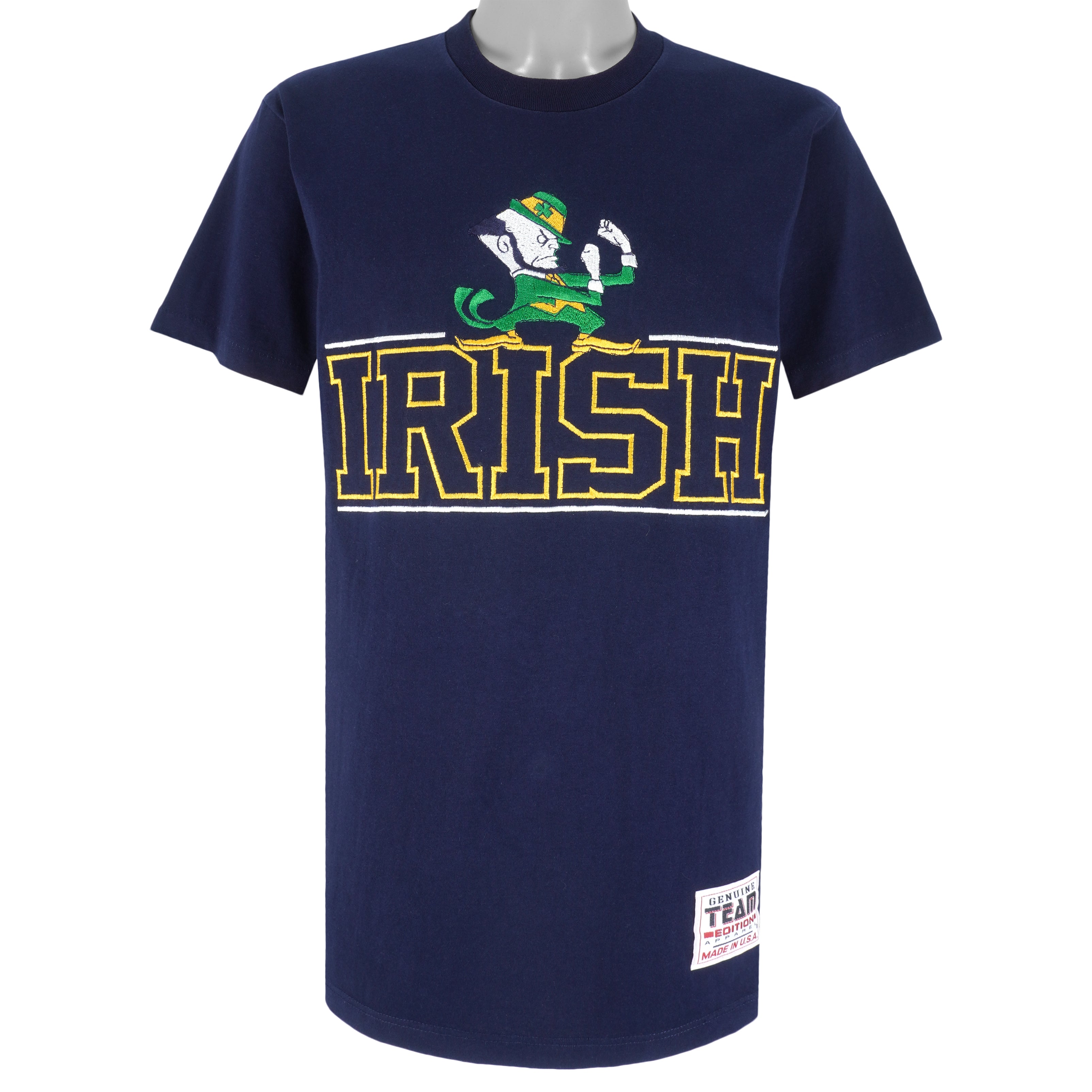 NCAA (Team Edition) - Notre Dame Fighting Irish T-Shirt 1990s Large Vintage Retro College