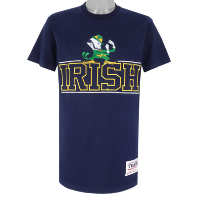 NCAA (Team Edition) - Notre Dame Fighting Irish Embroidered T-Shirt 1990s Large