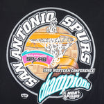 NBA (Tultex) - San Antonio Spurs Western Conference T-Shirt 1999 X-Large Vintage Retro Basketball