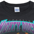 NHL (Salem) - Anaheim Mighty Ducks Single Stitch T-Shirt 1993 Large Vintage Retro Hockey
