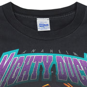 NHL (Salem) - Anaheim Mighty Ducks Single Stitch T-Shirt 1993 Large Vintage Retro Hockey