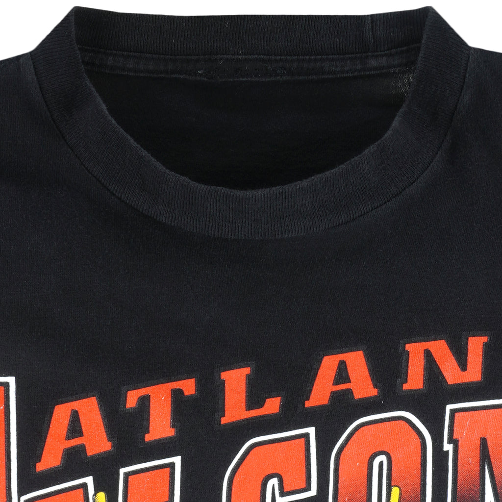 NFL (Magic Johnson Ts) - Atlanta Falcons Spell-Out T-Shirt 1994 Large Vintage Football