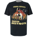MLB (True Fan) - Houston Astros Craig Biggio T-Shirt 2000 Large Vintage Retro Baseball