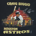MLB (True Fan) - Houston Astros Craig Biggio T-Shirt 2000 Large Vintage Retro Baseball
