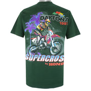 Vintage - Daytona Supercross by Honda T-Shirt 1997 Large Vintage Retro