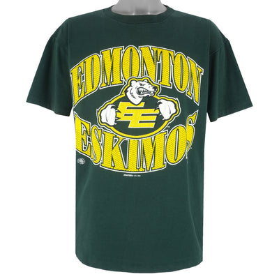 Starter - Edmonton Eskimos Football Club Single Stitch T-Shirt 1996 Large