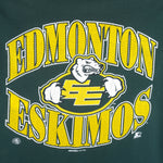 Starter - Edmonton Eskimos Football Club Single Stitch T-Shirt 199ุุ6 Large Vintage Retro Football