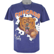 NFL (League Leader) - Chicago Bears Breakout T-Shirt 1993 Large Vintage Retro Football