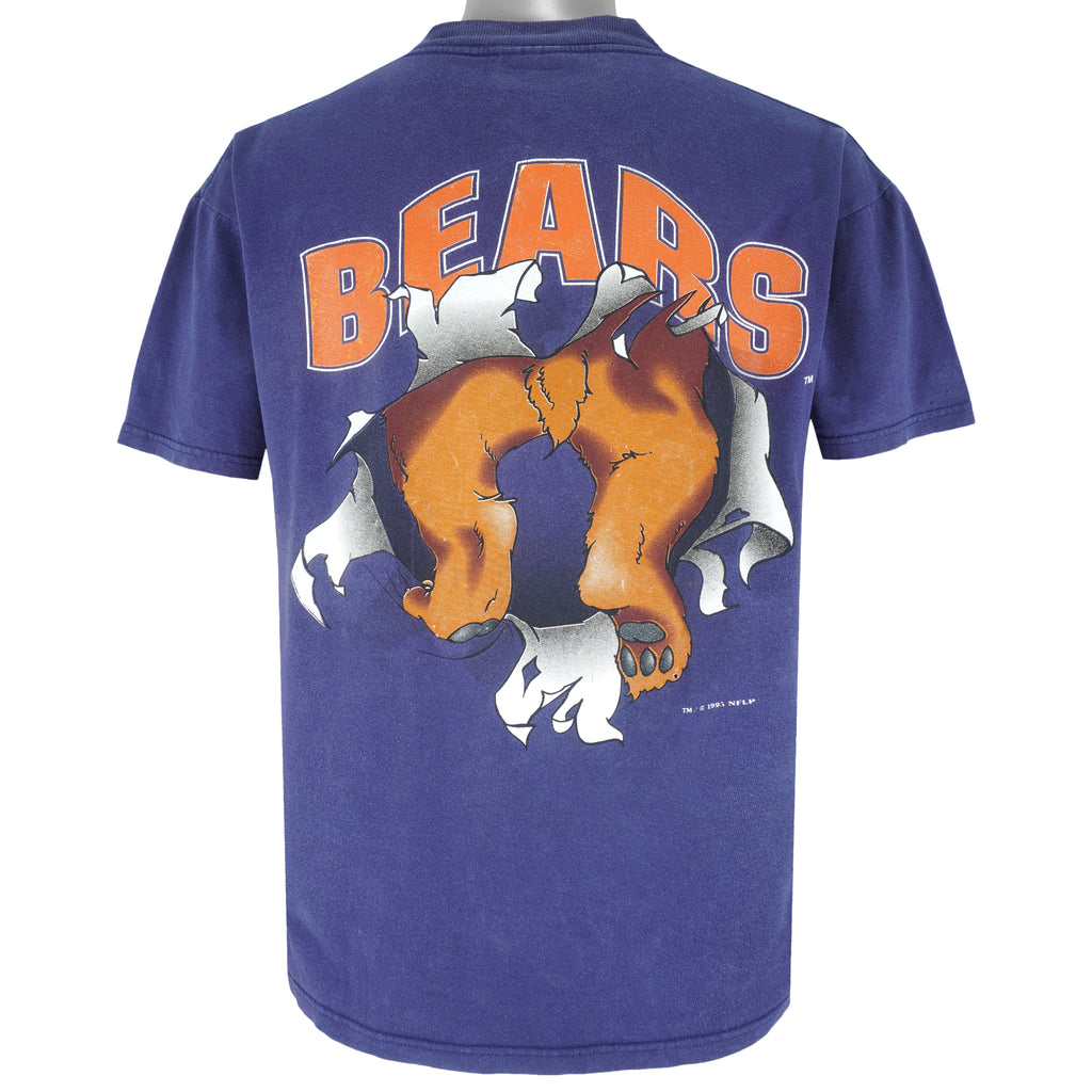 NFL (League Leader) - Chicago Bears Breakout T-Shirt 1993 Large Vintage Retro Football