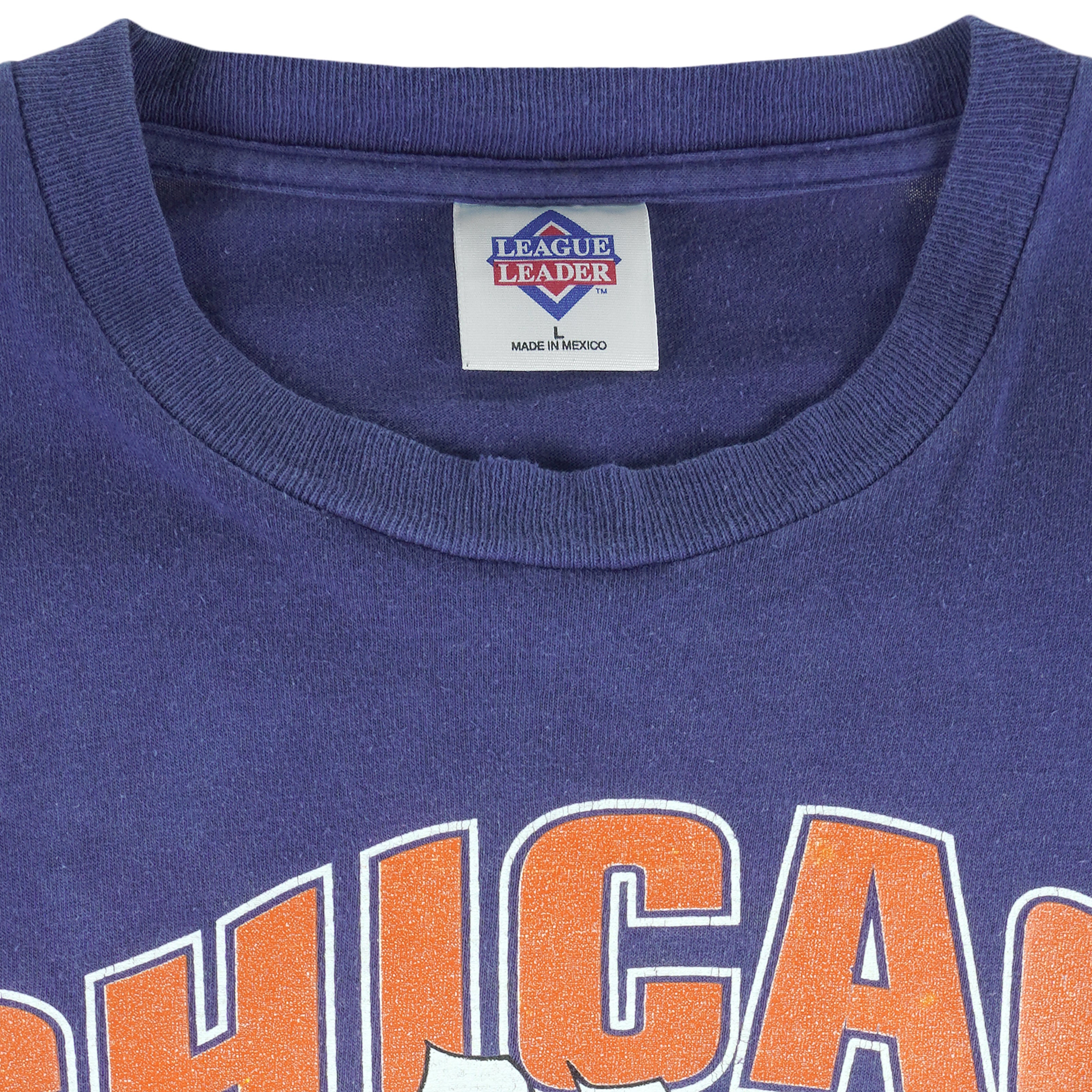 NFL (League Leader) - Chicago Bears Breakout T-Shirt 1993 Large Vintage Retro Football