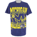 NCAA (Wauldron) - Michigan Wolverines Big Mascot Single Stitch T-Shirt 1990s X-Large