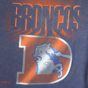 Starter - Denver Broncos Single Stitch T-Shirt 1990s Large Vintage Retro Football