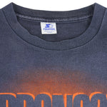Starter - Denver Broncos Single Stitch T-Shirt 1990s Large Vintage Retro Football