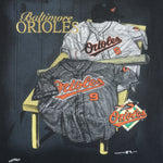 MLB (Nutmeg) - Baltimore Orioles Embroidered T-Shirt 1995 X-Large Vintage Retro Baseball