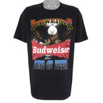 Vintage (Holoubek) - Black Budweiser King Of Beers T-Shirt 1990s X-Large Vintage Retro