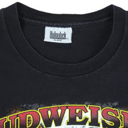 Vintage (Holoubek) - Black Budweiser King Of Beers T-Shirt 1990s X-Large Vintage Retro