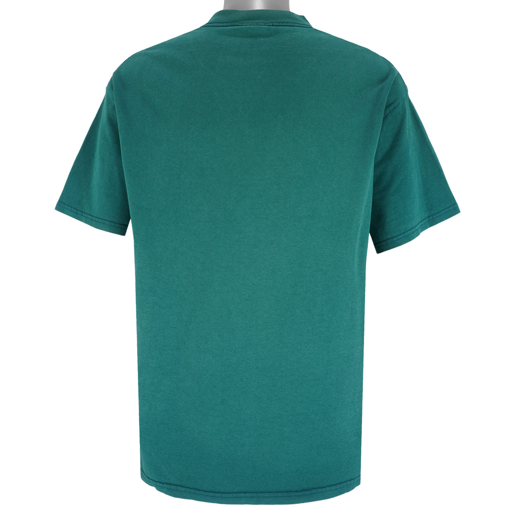 NFL (Lee) - Philadelphia Eagles Helmet T-Shirt 1990s Large Vintage Retro Football