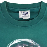 NFL (Lee) - Philadelphia Eagles Helmet T-Shirt 1990s Large Vintage Retro Football