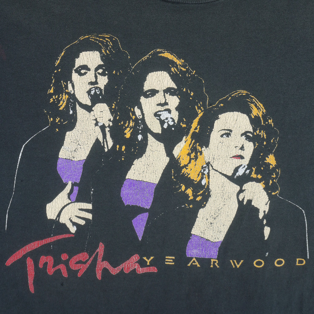 Vintage - Trisha Yearwood On Tour Single Stitch T-Shirt 1995 X-Large Vintage Retro