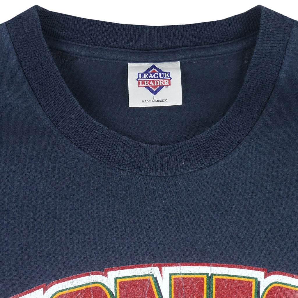 NBA (League Leader) - Seattle SuperSonics Western Conference Champs T-Shirt 1996 Large Vintage Retro Basketball