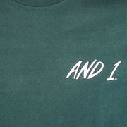 Vintage (And 1) - Green Baller for Life Basketball T-Shirt 1990s X-Large Vintage Retro