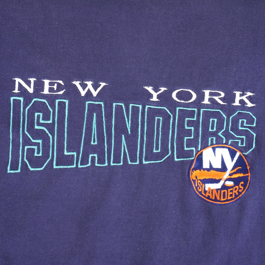 NHL (Dodger) - New York Islanders Embroidered T-Shirt 1990s Large