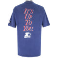 Starter - It's Up To You Single Stitch T-Shirt 1990s Large Vintage Retro