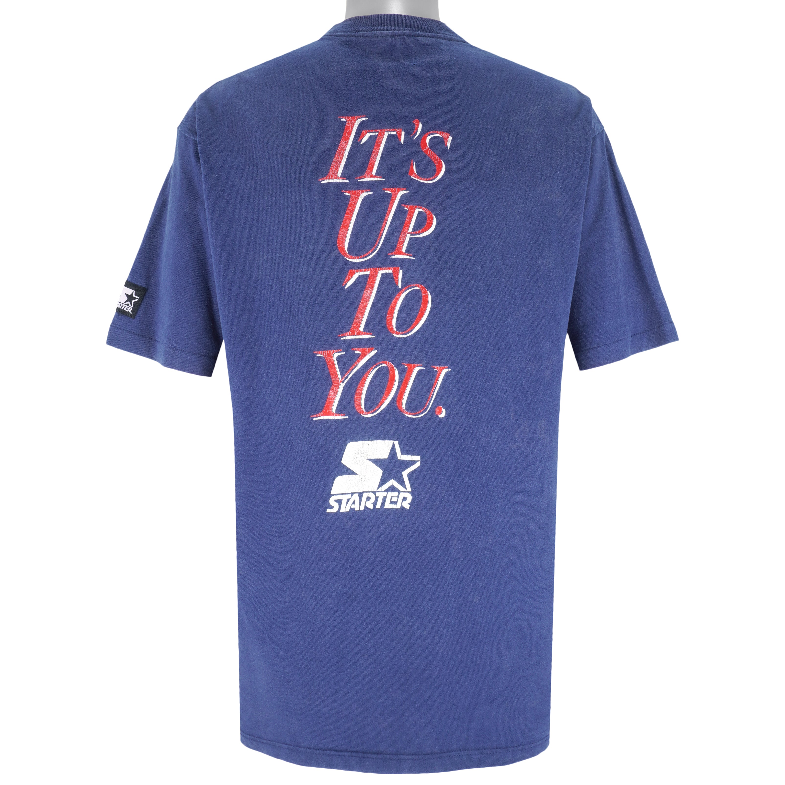 Starter - It's Up To You Single Stitch T-Shirt 1990s Large Vintage Retro