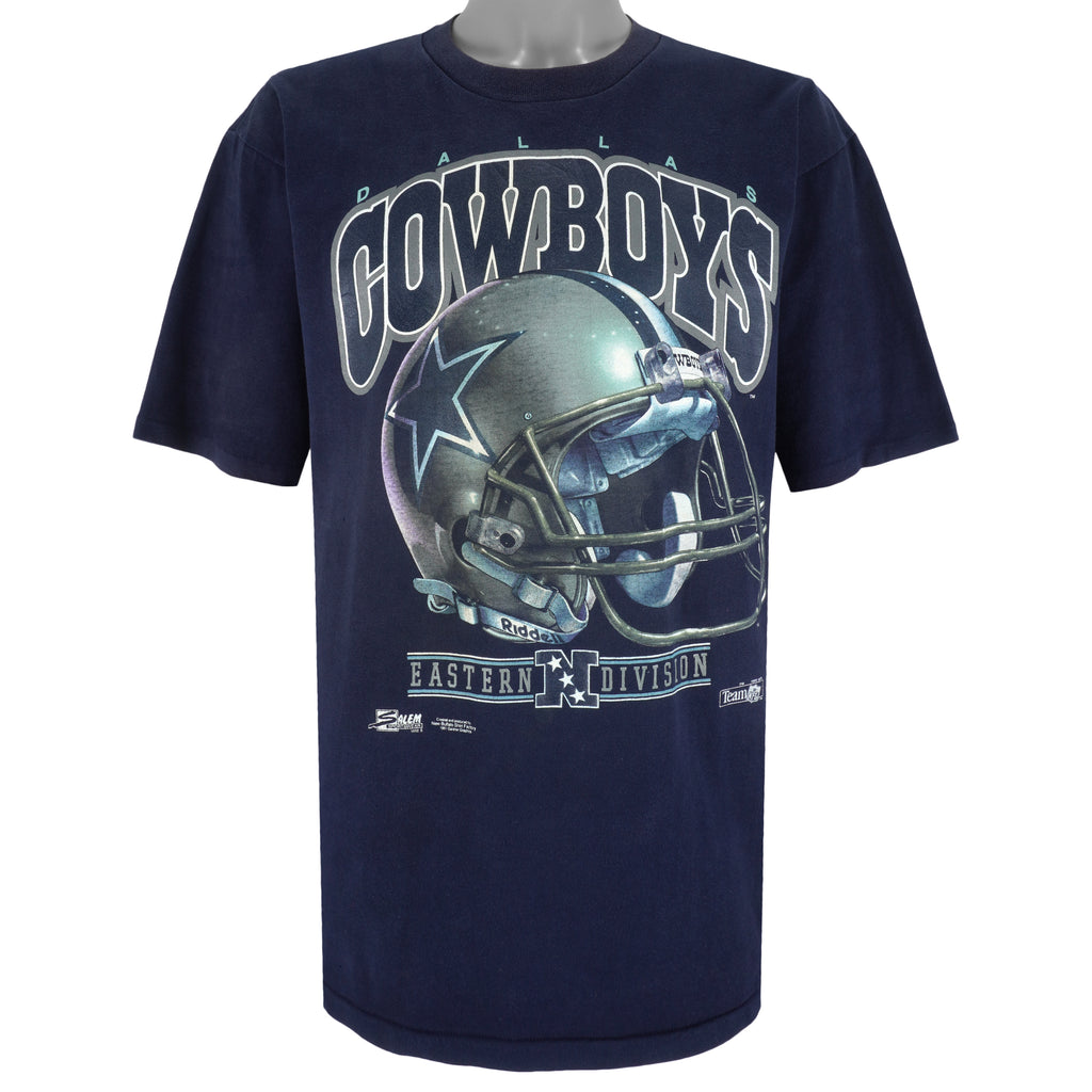 NFL (Salem) - Dallas Cowboys Single Stitch T-Shirt 1992 X-Large Vintage Retro Football