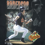 MLB (Pro Player) - Baltimore Orioles Brray Anderson T-Shirt 1990s X-Large Vintage Retro Baseball