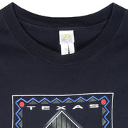 MLB (Competitor) - Texas Rangers Big Logo T-Shirt 1994 X-Large Vintage Retro Baseball