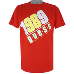 Guess - Red Georges Marciano T-Shirt 1989 Large Vintage Retro