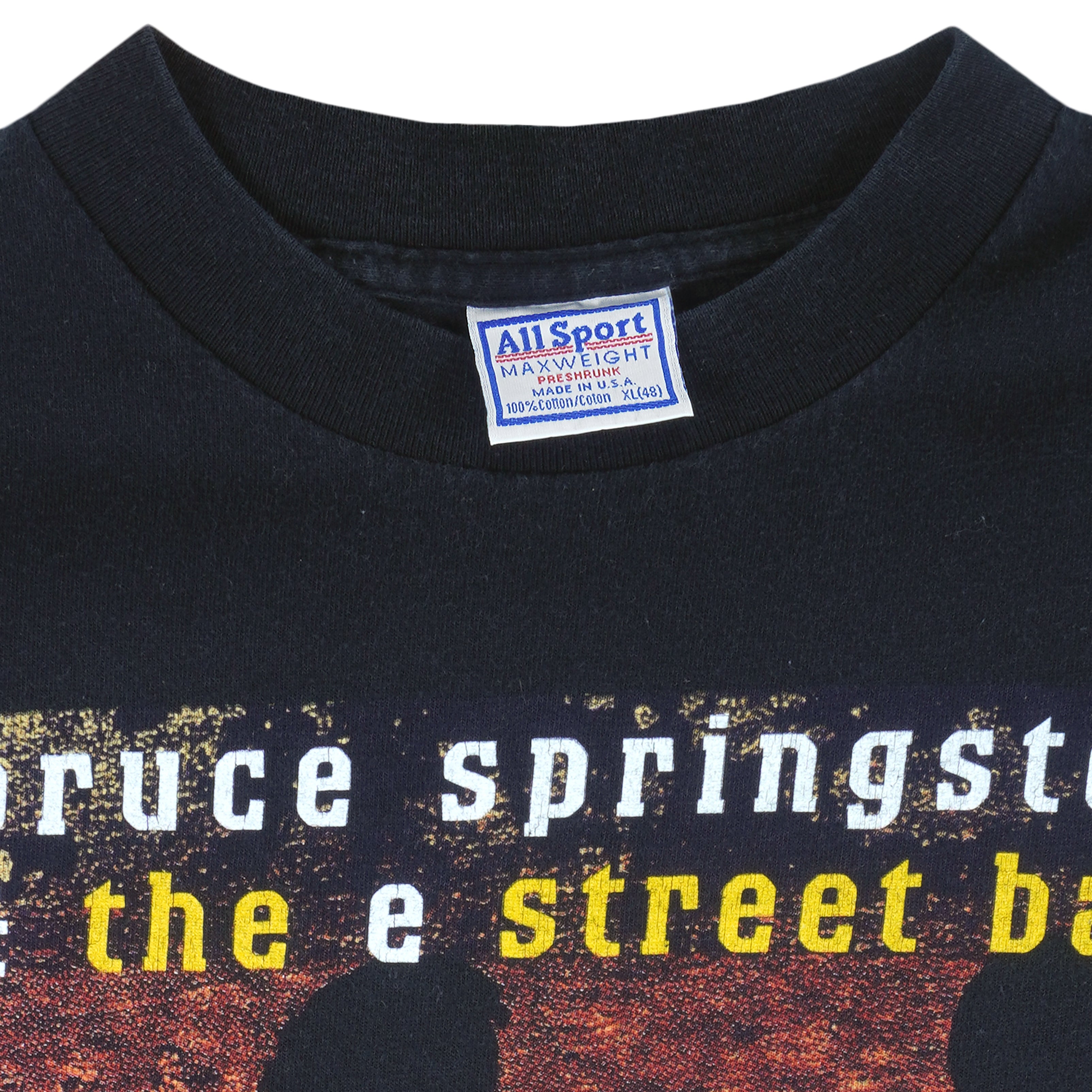 Vintage (All Sport) - Bruce Sprinsteen Tour Single Stitch T-Shirt 1999 X-Large Vintage Retro