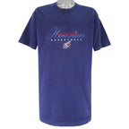 NBA (Pro Player) - Houston Rockets Embroidered T-Shirt 1990s X-Large Vintage Retro Basketball
