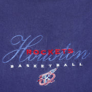 NBA (Pro Player) - Houston Rockets Embroidered T-Shirt 1990s X-Large Vintage Retro Basketball