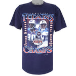 NFL (Sport Attack) - Tennessee Titans AFC Champs Kearse & George T-Shirt 2000 Large